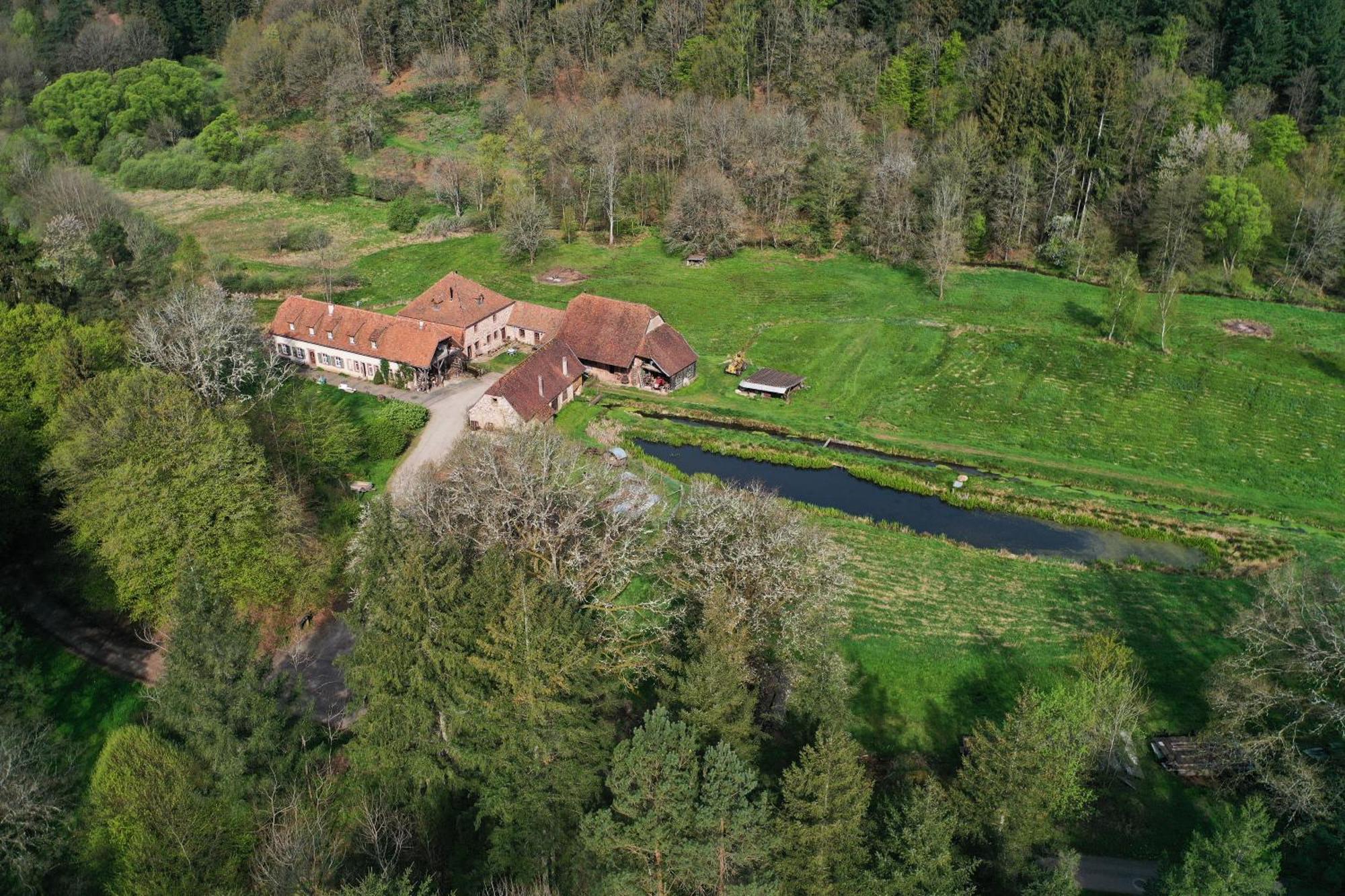 Maison D'Hotes De Charme - Ancien Moulin En Pleine Nature - La Paulusmuehle Soucht Екстер'єр фото
